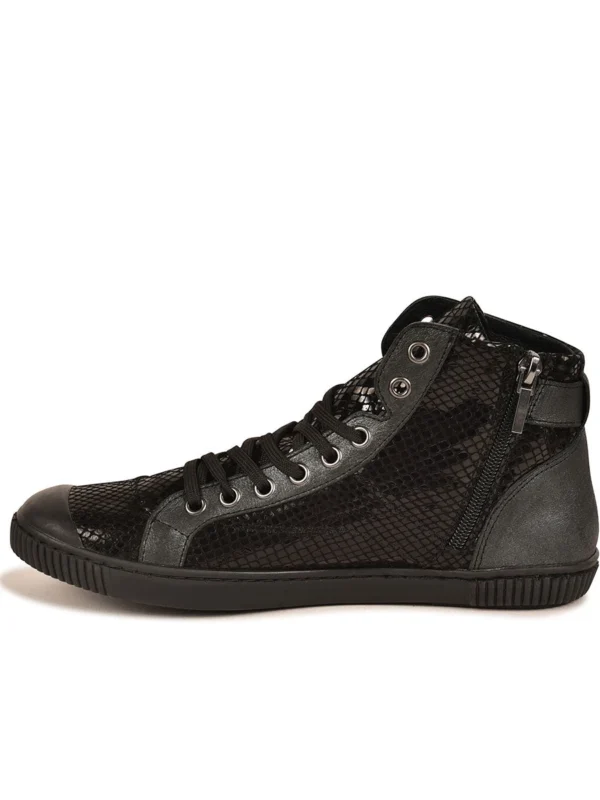 Outlet -Chaussures Paris Boutique 628262 BASKET FEMME LATSA V F4H NOIR 3