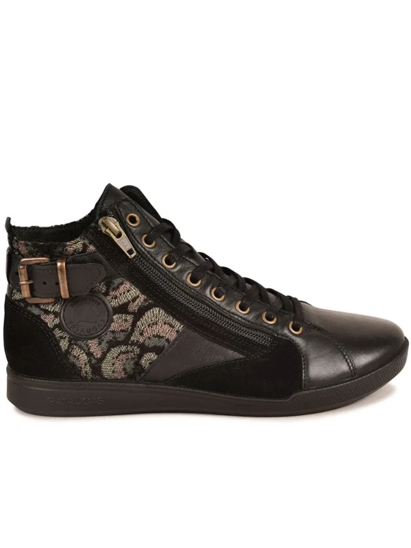 Outlet 4 Outlet -Chaussures Paris Boutique 628273 BASKET FEMME PALME VI F4H NOIR 1