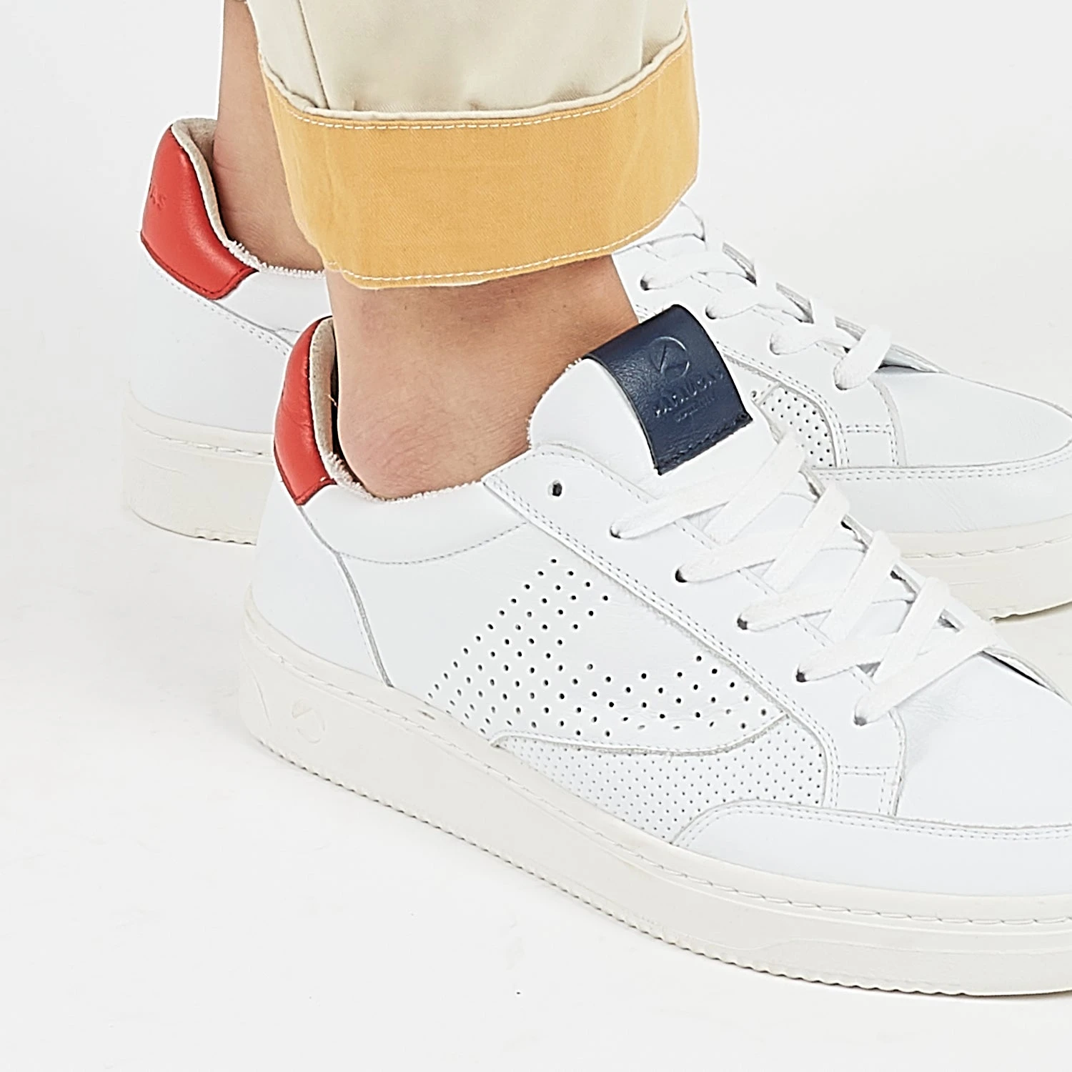 Pataugas BASALTE/N H2H BLANC/ROUGE 3 Pataugas BASALTE/N H2H BLANC/ROUGE – Image 3