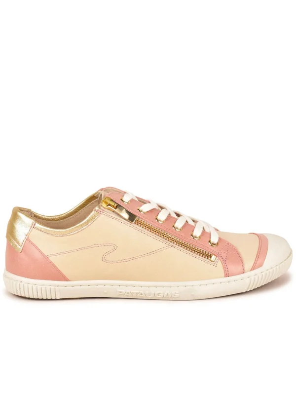 Outlet -Chaussures Paris Boutique BASKET FEMME BAHIA SME F2H NUDE DORE 628048 948 1