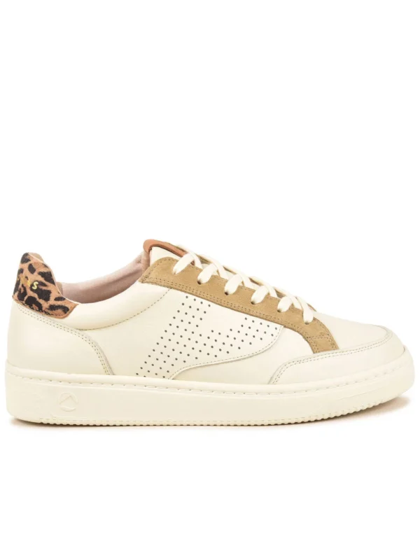 Outlet 4 Outlet -Chaussures Paris Boutique BASKET FEMME BASALT MIXL F4I CREME 628475 155 1