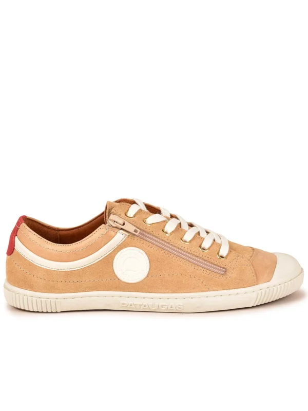 Outlet -Chaussures Paris Boutique BASKET FEMME BISK MIX F2I BEIGE 628362 150 1