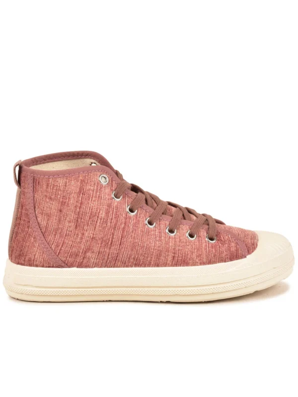 Outlet -Chaussures Paris Boutique BASKET FEMME ETCHE M TD F4I VIEUX ROSE 628489 305 1