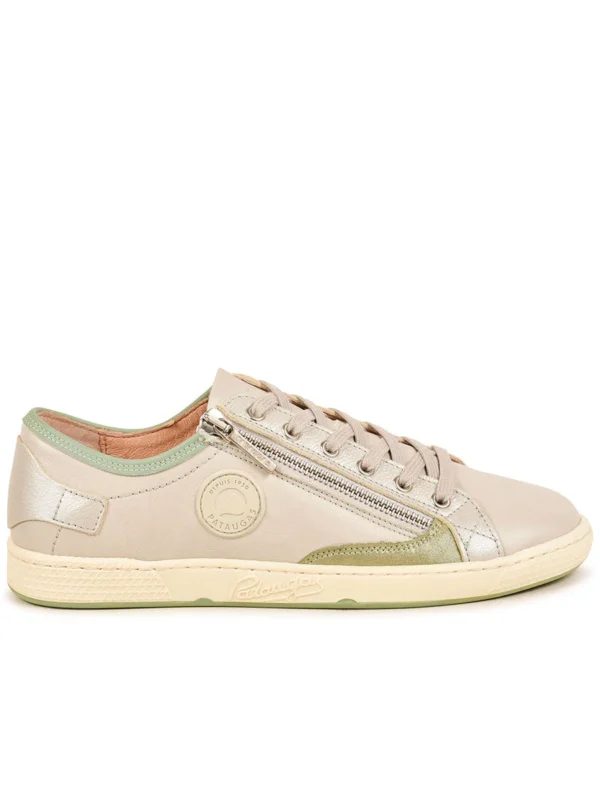 Outlet -Chaussures Paris Boutique BASKET FEMME JESTER MIX F2H GRIS PERLE 628069 657 1