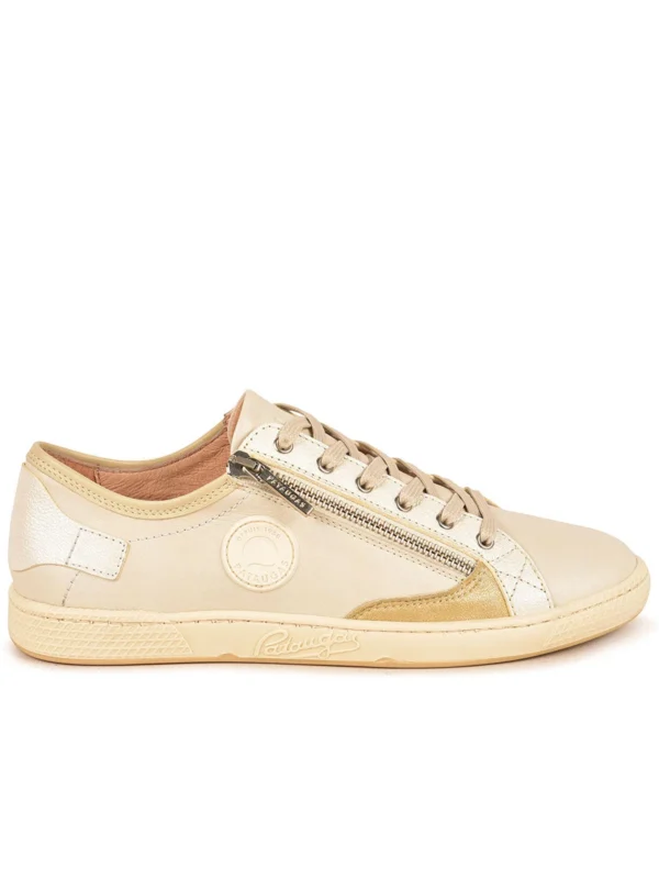 Outlet -Chaussures Paris Boutique BASKET FEMME JESTER MIX F2I OFF WHITE 628069 108 1