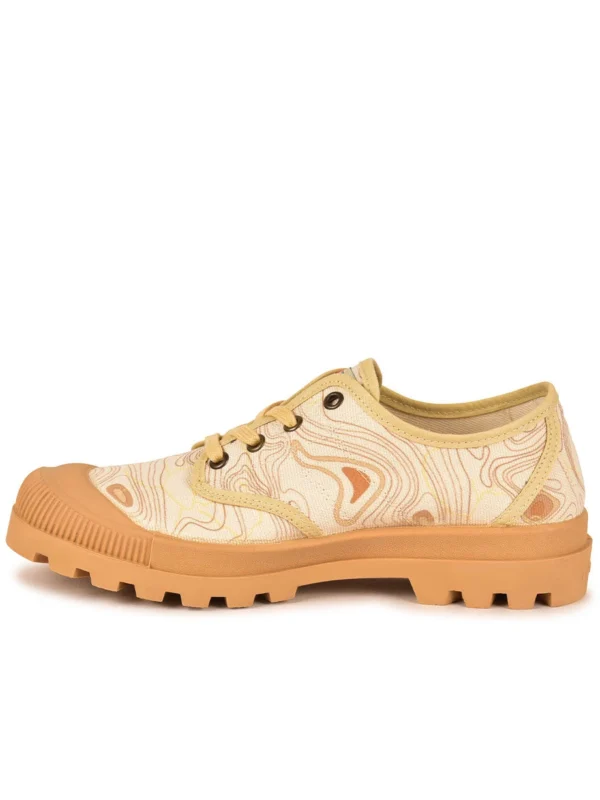 Outlet 9 Outlet -Chaussures Paris Boutique BASKET FEMME OG L TOPO F2I BEIGE 628387 150 3