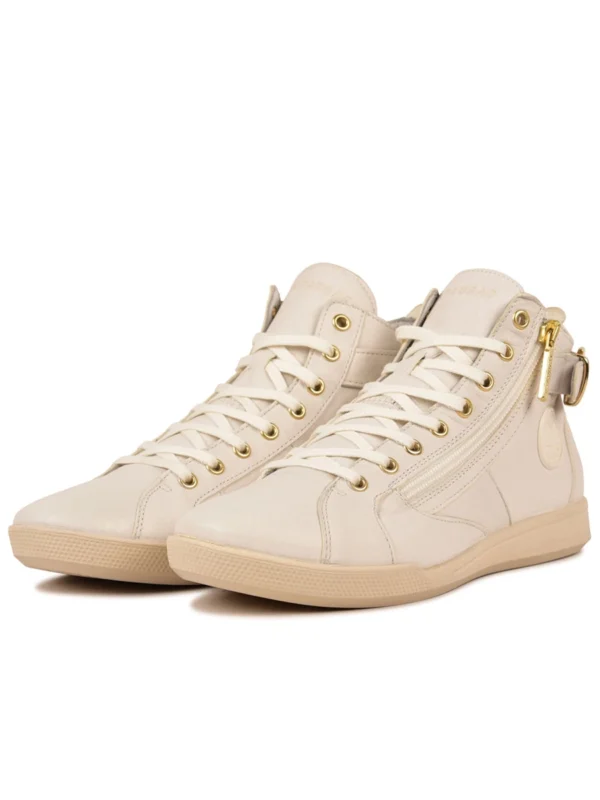 Outlet -Chaussures Paris Boutique BASKET FEMME PALME F2H OFFWHITE 5