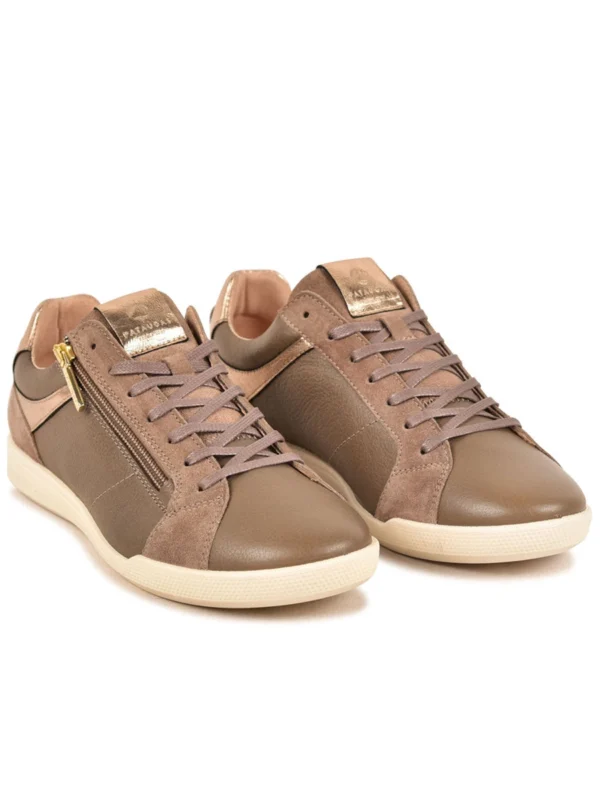 Outlet 12 Outlet -Chaussures Paris Boutique BASKET FEMME PALME L MIX F2I TAUPE 628403 154 4 cc07391d 3ed2 4e90 8e3d 013e6a881c82