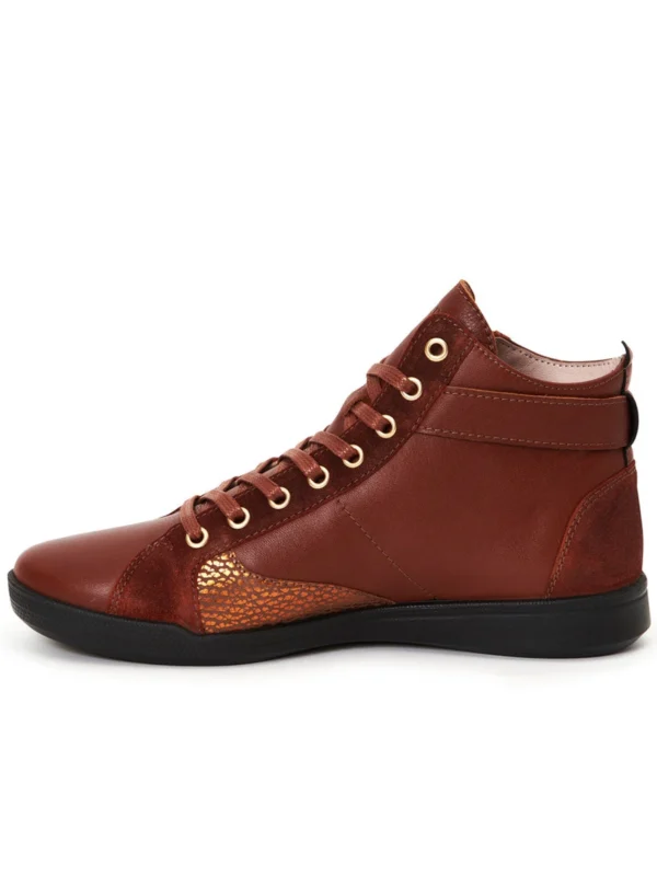 Outlet 8 Outlet -Chaussures Paris Boutique BASKET FEMME PALME MIX F4H ROUILLE 628270 353 3