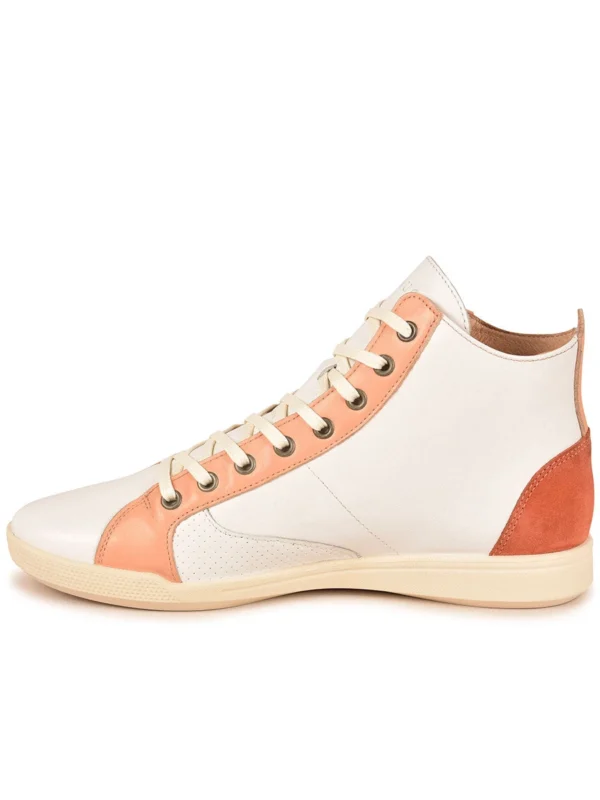 Outlet -Chaussures Paris Boutique BASKET FEMME PALME PER F2I ABRICOT 628402 252 3