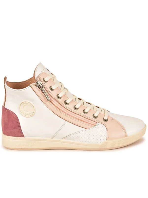 Outlet -Chaussures Paris Boutique BASKET FEMME PALME PER F2I ROSE 628402 300 1