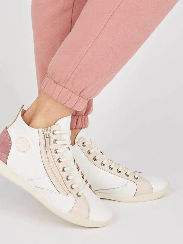 Outlet -Chaussures Paris Boutique BASKET FEMME PALME PER F2I ROSE 628402 300 Porte 1 scaled