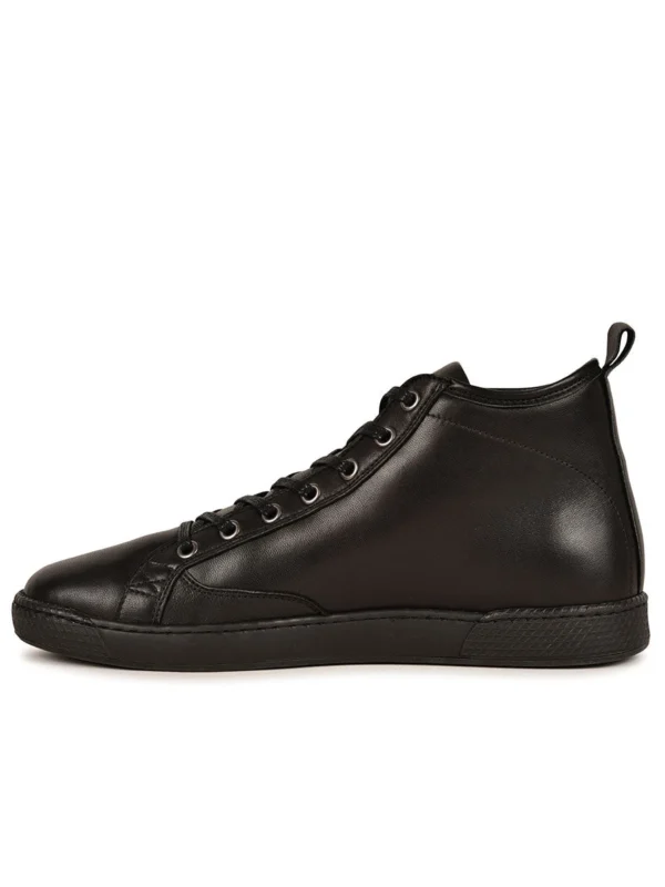 Chaussures Paris Boutique -Chaussures Paris Boutique BASKET HAUTE HOMME JAYER H4G NOIR 3