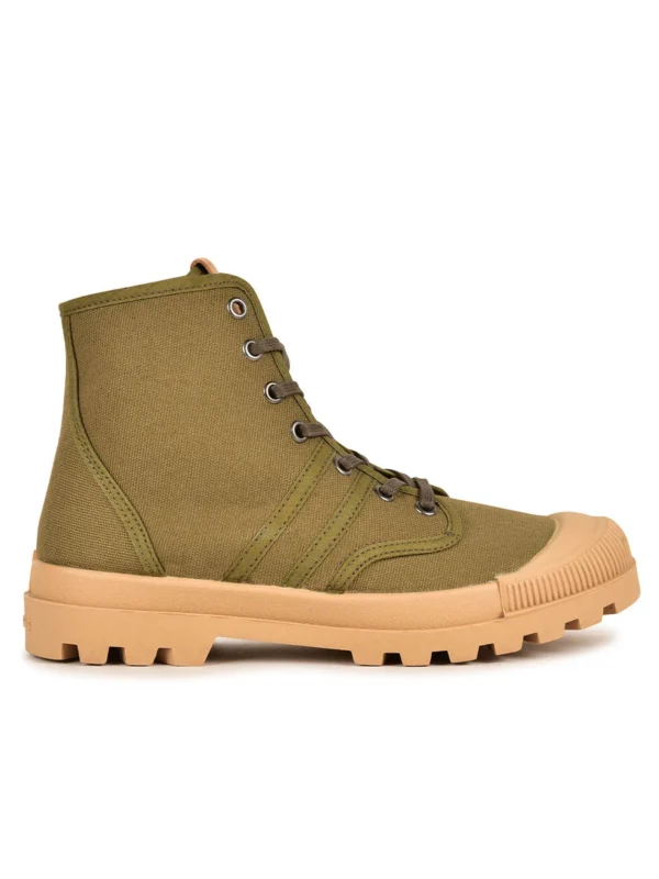 Outlet -Chaussures Paris Boutique BOOTS FEMME ORIGINALE T F4G VERT MILITAIRE 1