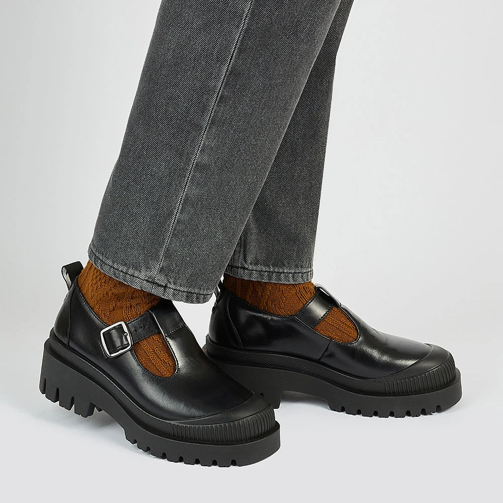 Chaussures Paris Boutique -Chaussures Paris Boutique DERBIE FEMME AINOA SAL F4I NOIR 628544850