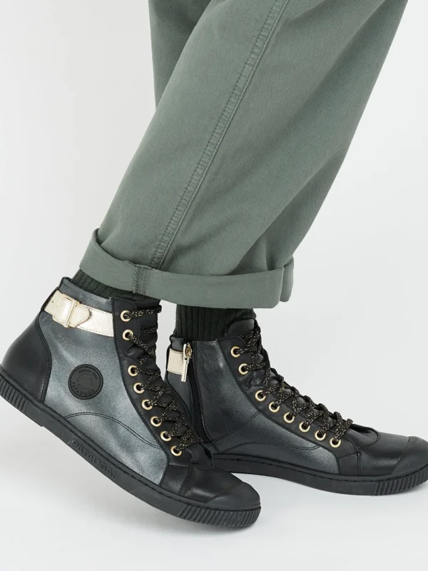 Outlet -Chaussures Paris Boutique LATSA 628259946 NOIR DORE